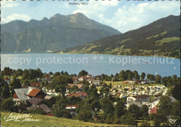 71708996 Seefeld Attersee Panorama Mit Schafberg Salzkammergut Seefeld Attersee - Sonstige & Ohne Zuordnung