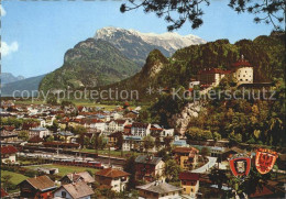 71708995 Kufstein Tirol Mit Festung Und Kaisergebirge Wappen Kufstein - Sonstige & Ohne Zuordnung