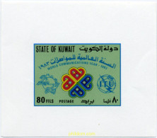 218050 MNH KUWAIT 1983 AÑO INTERNACIONAL DE LAS TELECOMUNICACIONES - Kuwait