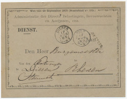 Naamstempel De Steeg 1885 - Brieven En Documenten