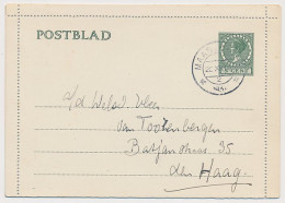 Postblad G. 19 A Maastricht - S Gravenhage 1937 - Postwaardestukken