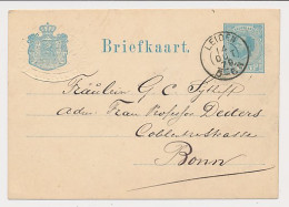 Briefkaart G. 16 Firma Blinddruk Leiden 1879 - Postwaardestukken