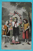 * Fantaisie - Fantasy - Fantasie (Enfant - Child - Kind) * (AL Serie A 150/5) Gage D'affection, Fleurs, Flowers, Old - Portraits