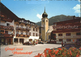 71708962 Westendorf Tirol Strassenbild Kirche Gasthof Westendorf - Sonstige & Ohne Zuordnung