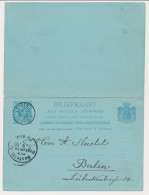 Briefkaart G. 30 Leiden - Berlijn Duitsland 1893 - Postwaardestukken