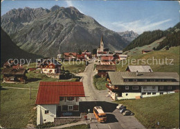 71708956 Mittelberg Vorarlberg Ortsansicht Mit Kirche Widderstein Kleinwalsertal - Autres & Non Classés