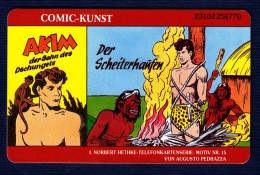 Germany, Germania. Akim Der Scheiterhaufen, Comic-kunst. 12 DM- Telekom Used Phone Card With Chip. Exp. 09.93 - S-Series : Taquillas Con Publicidad De Terceros