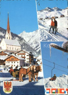 71708932 Hochsoelden Wintersportplatz Schlittenfahrt Kirche Lift Wappen Hochsoel - Sonstige & Ohne Zuordnung