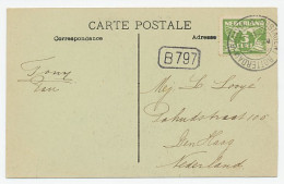 Postagent Rotterdam - Batavia 1926 : Frankrijk - Den Haag  - Unclassified