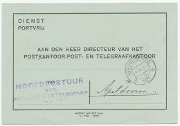 Dienst PTT Den Haag - Apeldoorn 1921 - Beschadiging - Unclassified