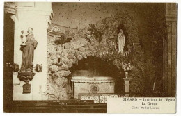 Simard - Intérieur De L'Eglise - La Grotte - Circulé 1930, Sous Env, Voir Texte Morsure De Chien, Traitement Antirabique - Other & Unclassified