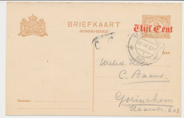 Briefkaart G. 108 I A-krt. Made - Gorinchem 1920 - Interi Postali