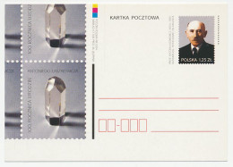 Postal Stationery Poland 1980 Antoni Laszkiewicz - Mineralogue  - Other & Unclassified