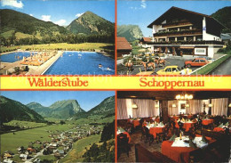 71708912 Schoppernau Vorarlberg Restaurant Waelderstube Panorama Alpen Schwimmba - Sonstige & Ohne Zuordnung