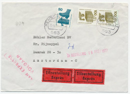 Expresse Remschied Duitsland - Amsterdam 1977 - Stempel VOLDAAN - Ohne Zuordnung