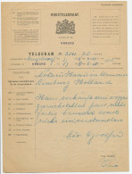 Telegram Dusseldorf - Urmond 1918 - Non Classificati