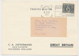 Firma Briefkaart Hillegom 1962 - Bloembollen - Non Classés