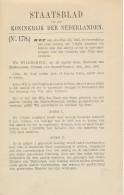Staatsblad 1925 : Spoorlijn Velp - Arnhem - Documents Historiques