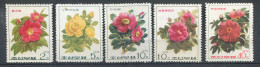 Corée Du Nord ** N° 1187 à 1191 - Fleurs - Korea (Nord-)