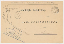 Kleinrondstempel De Wijk (Dr:) 1899 - Non Classés