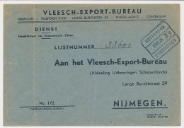 Treinblokstempel : Rotterdam - Eindhoven D 1935 - Ohne Zuordnung
