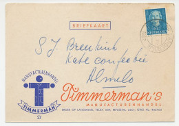 Firma Briefkaart Broek Op Langendijk 1952 - Manufacturen - Non Classificati