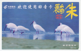Postal Stationery China Bird - Ibis - Autres & Non Classés