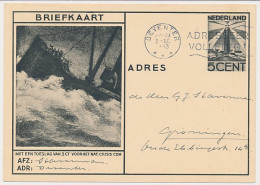 Briefkaart G. 234 Deventer - Groningen 1933 - Postwaardestukken