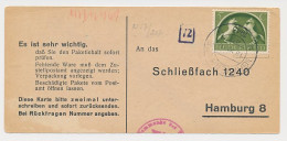 Wassenaar - Hamburg Duitsland 1943 - Liebesgabenpaket - Non Classés