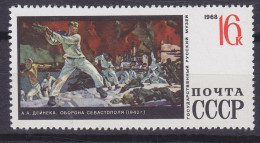 Soviet Union CCCP 1968 Mi. 3582, 16 K Gemälde Painting Die Verteidigung Von Sewastopol Von Aleksandr Dejneka, MNH** - Ungebraucht