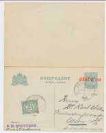 Briefkaart G. 113 I / Bijfrankering Amsterdam - Oostenrijk 1920 - Postwaardestukken