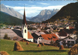 71708827 Seefeld Tirol Ortsansicht Mit Kirche Alpenpanorama Karwendelgebirge See - Other & Unclassified