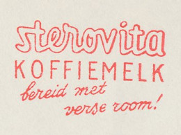 Meter Cover Netherlands 1960 Coffee Milk - Fresh Cream - Amsterdam - Autres & Non Classés