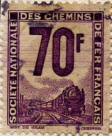 France Col-SNCF Yv:17 Locomotive à Vapeur (TB Nord De Feuille) - Used