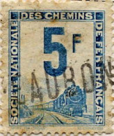 France Col-SNCF Obl Yv: 4 Locomotive à Vapeur (Beau Cachet Rond) - Used