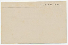 Briefkaart G. 31 Particulier Bedrukt Rotterdam - Postal Stationery