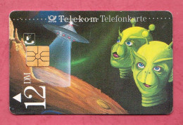 Germany-Telekom- Galaxy. Phantasialand, Neu 1994. Used Phone Card With Chip By 12DM. Exp.03.1994- - S-Series : Taquillas Con Publicidad De Terceros