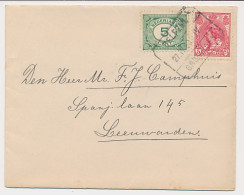 Treinblokstempel : Delfzijl - Groningen IV 1920 - Unclassified