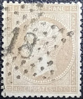 N°21. Napoléon 10c Bistre. Oblitéré étoile De Paris N°18 - 1862 Napoleon III