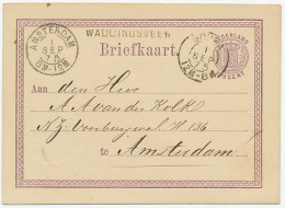 Naamstempel Waddingsveen 1875 - Lettres & Documents