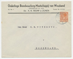 Firma Envelop Woudsend 1935 - Brandwaarborg Maatschappij - Zonder Classificatie