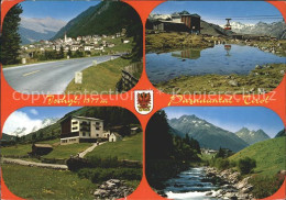 71708788 Ischgl Panorama Paznauntal Im Sommer Kabinenbahn Wappen Ischgl - Sonstige & Ohne Zuordnung