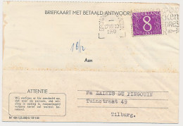 Kennisgeving Ned. Spoorwegen Groningen - Tilburg 1959 - Zonder Classificatie