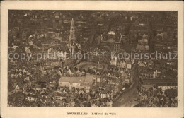 71708602 Bruxelles Bruessel Hotel De Ville Vue Aerienne Bruessel - Andere & Zonder Classificatie