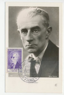 Maximum Card France 1956 Maurice Ravel - Composer - Musique