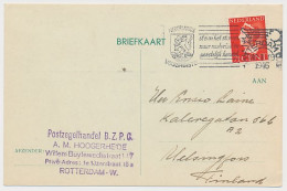 Firma Briefkaart Rotterdam 1946 - Postzegelhandel - Unclassified