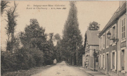 Calvados : ISIGNY Sur  Mer : Route De  Cherbourg - Autres & Non Classés