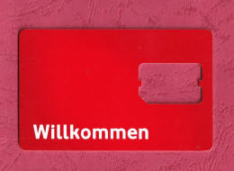 Germany. Mobile Chip's Card. Vodafone. Willkommen. - GSM, Voorafbetaald & Herlaadbare Kaarten
