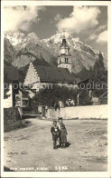 71708565 Absam Dorfpartie Kirche Kinder Absam - Autres & Non Classés