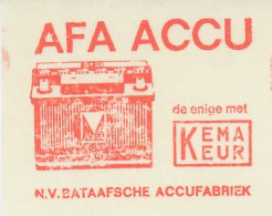 Meter Cut Netherlands 1972 Battery - Bataafsche Accufabriek - AFA Accu - Autres & Non Classés